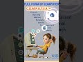 🚀 "Sirf 30 second me samjho Computer ka full form! #ExcelShorts #EduSparked #shorts #excel