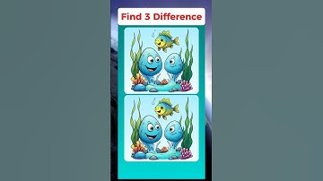 Only 5% Genius Find 3 Differences 🥸🔥 #findthedifferences #qiuz #spotthediference