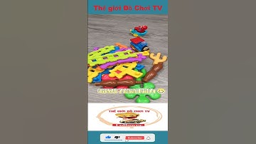 Lắp ráp đường ray tàu hỏa cực ngầu #thếgiớiđồchơitv #shorts