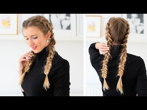 How to: Double Dutch Braid Hair Tutorial | Luxy Hair