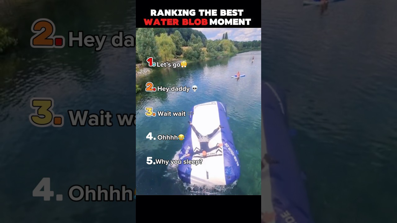 Ranking the best water blob moments 🫵😭🎥 