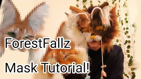 Full Cat Mask Tutorial! How to make a cat mask 🤎 [ #tutorial #catmask #masktutorial ]