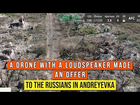 a drone with a loudspeaker .