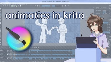 How I make animatics (how to animate in Krita)