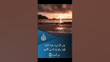 تلاوة مباركة من سورة الشورى  بصوت القارئ  عبدالعزيز المخيمر  ﴿ اللَّهُ لَطِيفٌ بِعِبَادِهِ ﴾