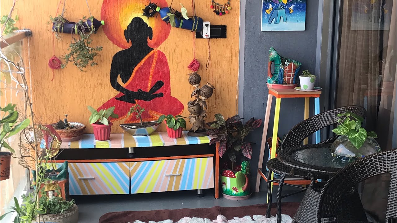 Balcony tour diwali decoration home decor YouTube