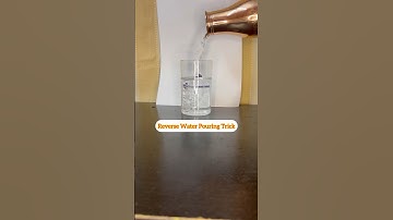 Pour water & watch the magic! 💧➡️⬅️ The arrow flips because of refraction🔮✨ #ScienceMagic#shorts