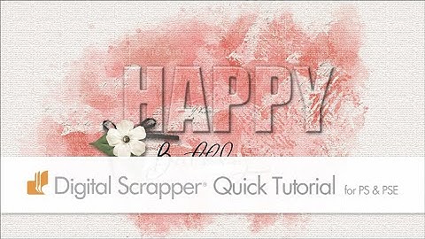 Clipped Composite Layer Title -- FREE Tutorial for PS & PSE