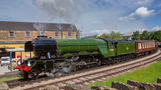 Flying Scotsman on The Keighley Worth Valley Railway 2023.