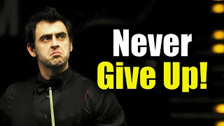 Ronnie O'Sullivan Loses, But He Always Fights!