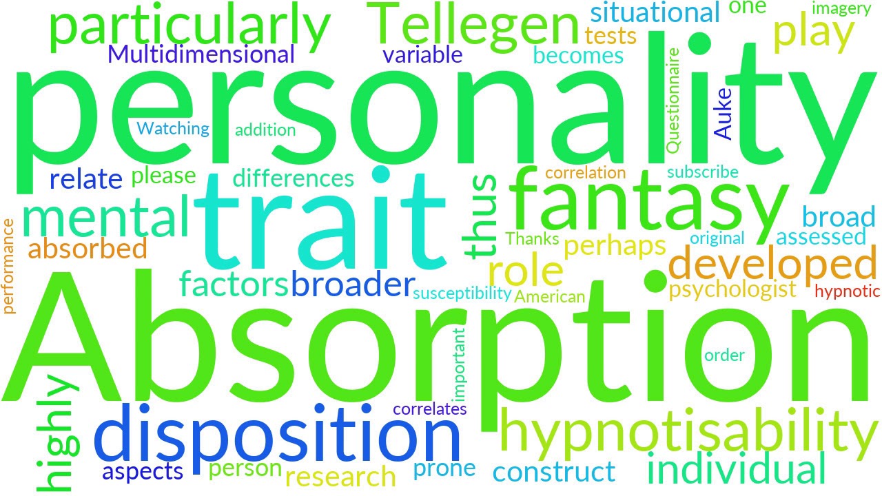 Things to Know About Absorption (psychology) YouTube