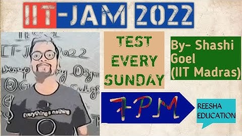 IIT-JAM 2022 -TEST-1-Group Theory