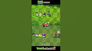 PVZ FUSION VS PVZ 2 - Plant Team Vs Zombie Team - p43 - Who is the best ? #gameplayvideo  #shorts