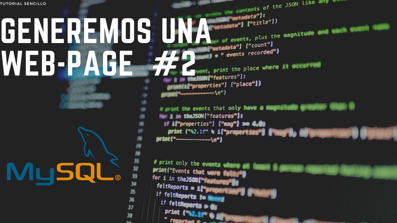 Web Page con PHP #2: MySQL y Schemas - YouTube
