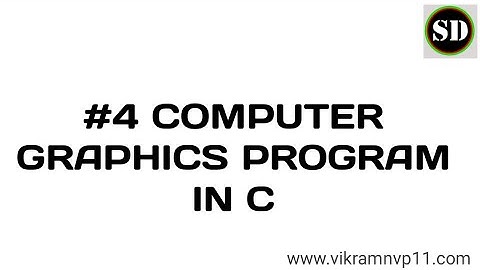 #4 computer graphics programming in c