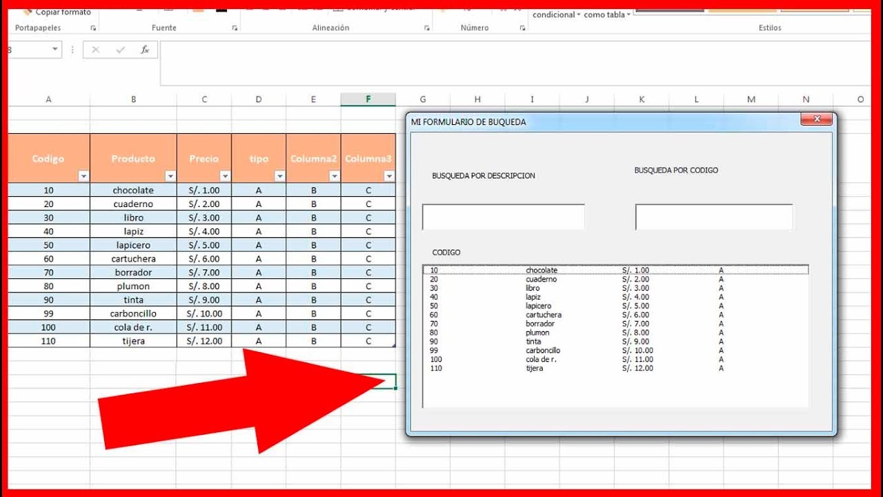 Como hacer un formulario en access