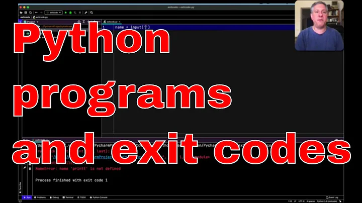 Python and exit codes