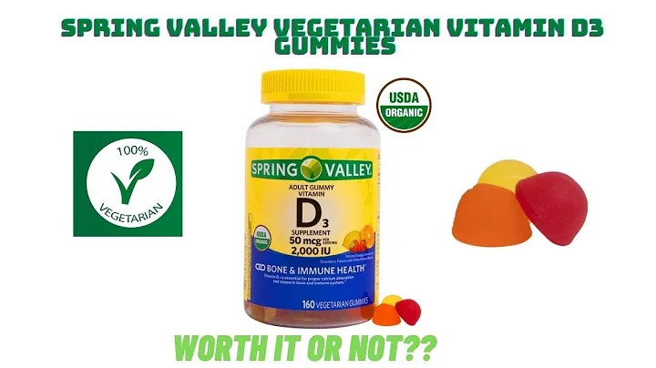 Spring Valley Vegetarian Vitamin D3 Gummies 2000 IU 50 mcg Review