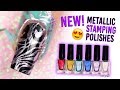 NEW Winter Metallic Stamping Polishes! (Wait till you see the purple)