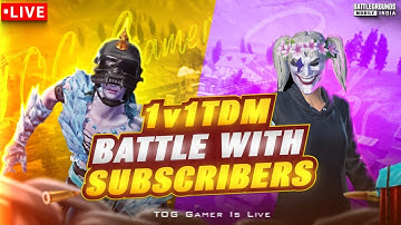 1v1 TDM LIVE BGMI|1V1 TDM | CUSTOM ROOM |  @T0GGAMER   #tdm1v1live #shorts #1v1 #shortsfeed #tdm