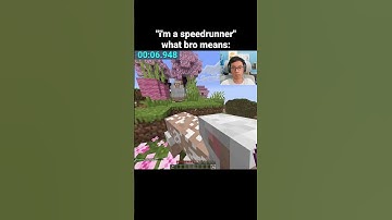 Minecraft Speedrun Moment