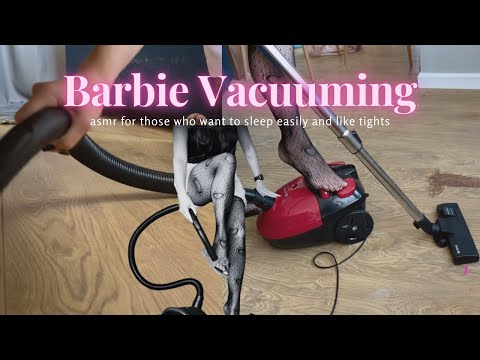 vacuuming in fishnet tights with pink heels on! #vacuumingasmr
