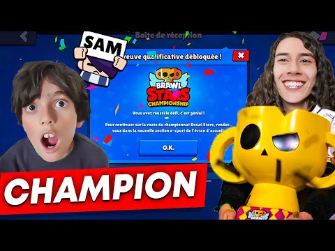 DÉFI DU CHAMPIONNAT SUR BRAWL STARS AVEC SAM C était Trop Dur 