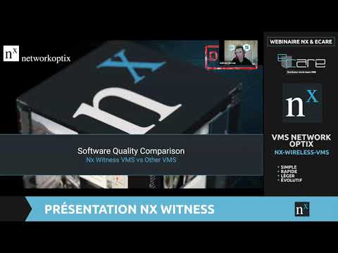 Webinaire eCare : Présentation VMS Nx Witness par Network Optix