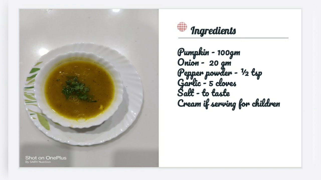 Pumpkin soup / Benefits of eating pumpkin YouTube
