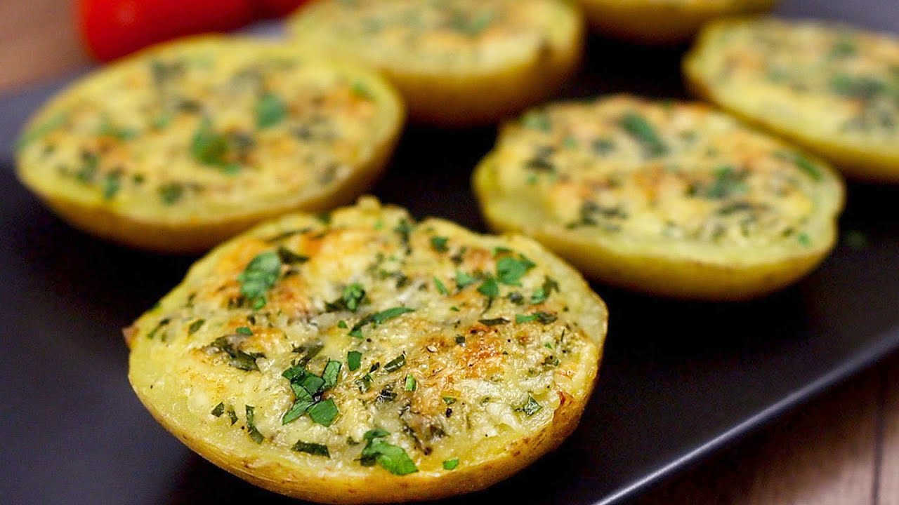 Ofenkartoffeln mit Käse und Knoblauch – einfach & unglaublich gut!