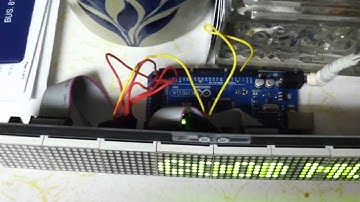 LED sign with Arduino