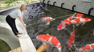 What's Inside the US's Largest Koi Pond?