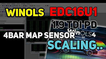 TDI 4 bar Map Sensor scaling - Winols How to