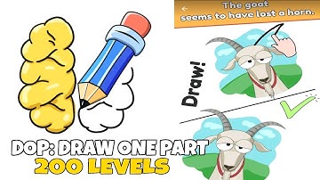DOP: Draw One Part - 200 LEVELS WALKTHROUGH GAMEPLAY