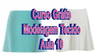 AULA 10 - Curso Modelagem Tecido GRÃTIS (Saias)