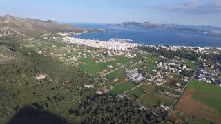 DJI Phantom 3 - Mallorca - Puerto de Pollensa desde el Coll de Síller