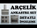 Arçelik Cam Ankastre Set İnceleme Saat Zamanlayıcı Ayarı