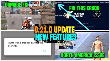 PUBG MOBILE LITE 0.21.0 UPDATE | ALL NEW FEATURES AND BUG AND GLITCH |HOW TO FIX DATA DOWNLOAD ERROR
