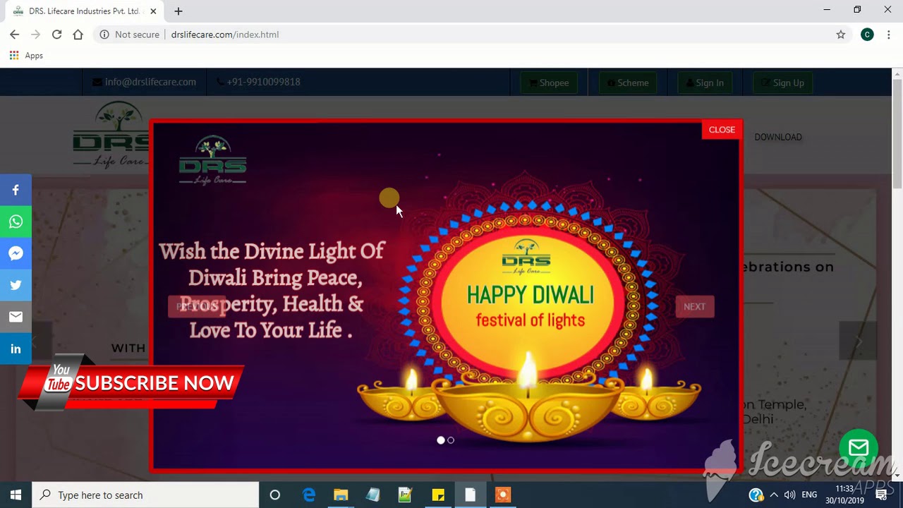 DRS. Lifecare Industries Pvt. Ltd. Register New Member