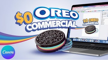 You Won’t Believe How I Made an Oreo Ad Using Only Canva! 😱