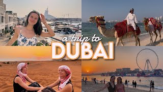 a trip to Dubai: desert safari, beaches, mall, Dubai Marina, Burj Khalifa (Dubai vlog)