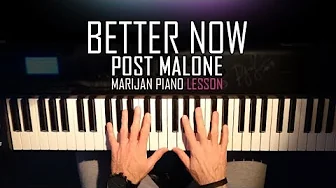 How To Play: Post Malone - Better Now | Piano Tutorial Lesson + Sheets How To Play: Post Malone - Better Now | Piano Tutorial Lesson + Sheets