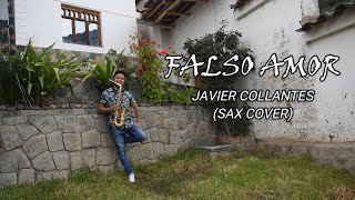 Video thumbnail of "Falso Amor - Antología Ft Agua Marina - Javier Collantes (Cover Sax)"