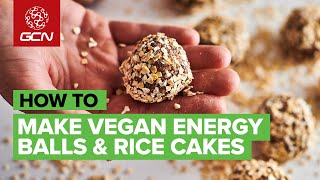 Mid Bike Ride Fuel: Vegan Energy Balls & Rice Cakes Anyone Can Make