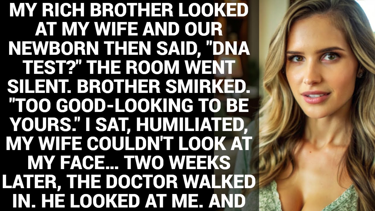 My Rich Brother Looked At My Wife And Our Newborn Then Said, 