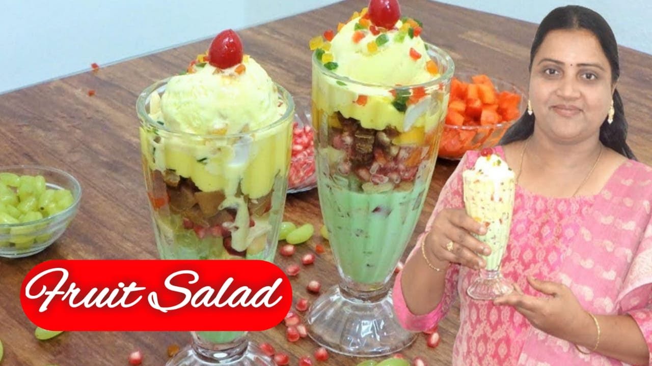 Fruit Salad Ice cream Fruit Salad Recipe How To Make Fresh Fruit