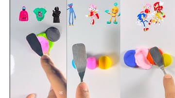 All Mix Color Mixing ! Asmr Satisfying #squidgame #insideout2