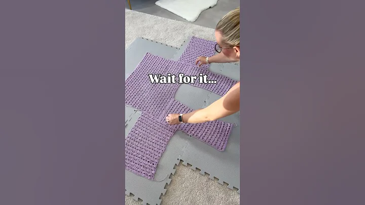 Folding Magic 🪄 Crochet Cardigan Tutorial #crochetcardigan