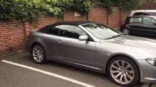 Soft Top not locked - problem with BMW 6 Series