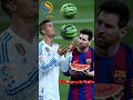 Ronaldo is playing with watermelon, Messi watching this game